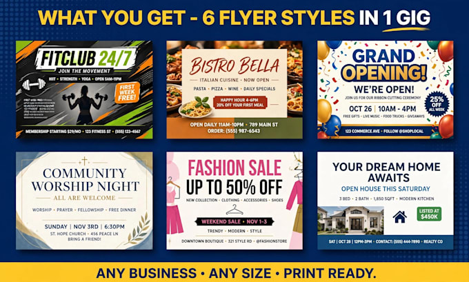 design modern business flyer and corporate flyer