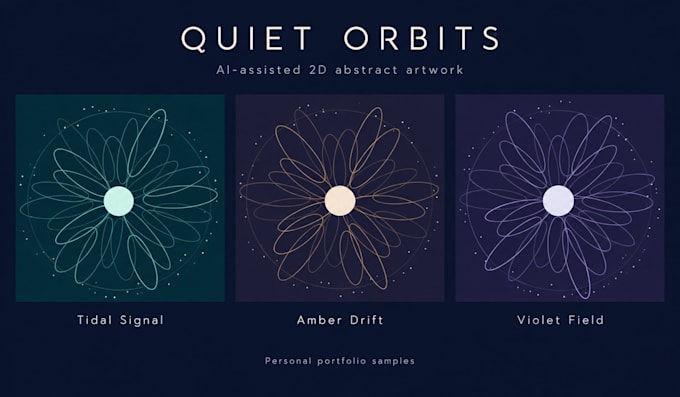 create custom abstract art for your nft project