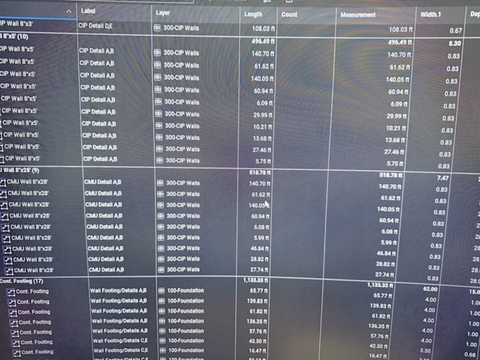 create concrete takeoffs, estimates, and custom estimating spreadsheets