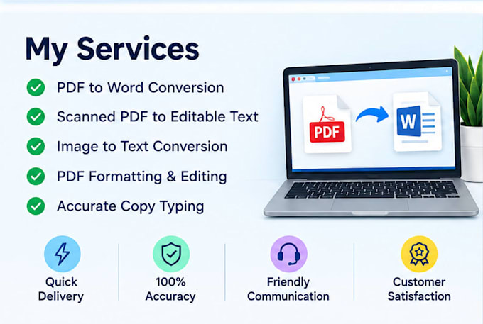 convert PDF to word and convert scanned PDF to editable text
