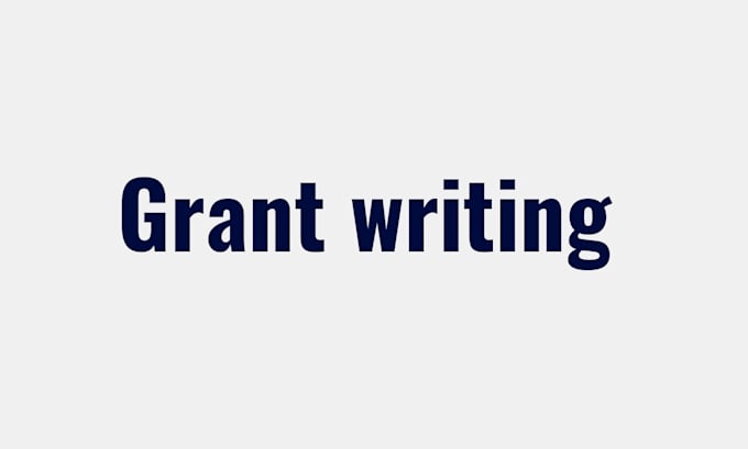 do grant research and grant writing