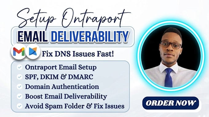 setup ontraport email deliverability, spf, dkim and domain authentication