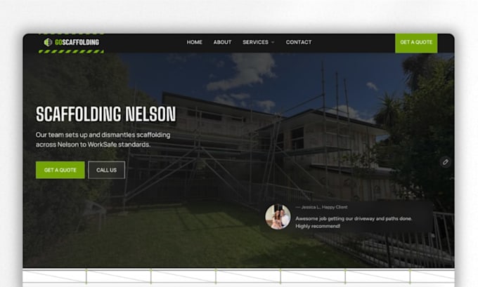 build a website for your service business