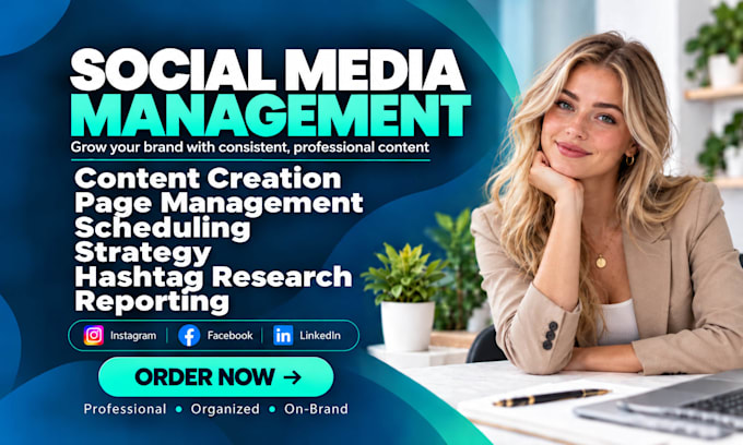 social media manager and content creator