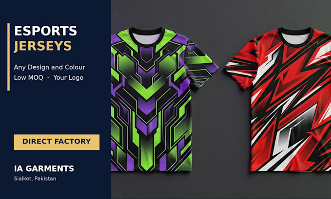 manufacture custom sublimated team jerseys and sports uniforms