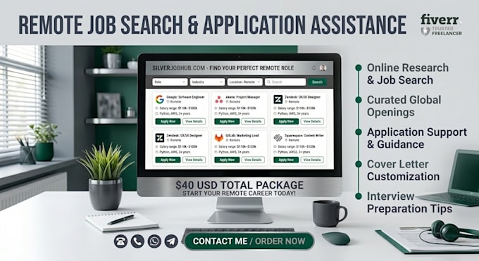 do data entry work and assist with remote job applications