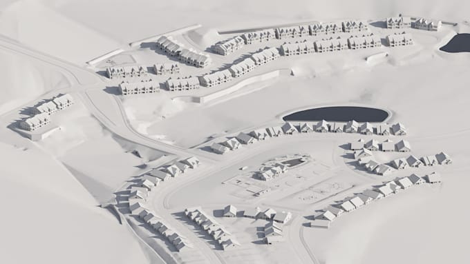 create 3d models of residential developments and site layouts