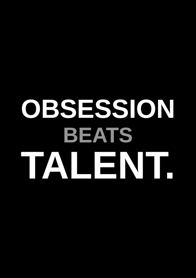 design a custom black and white typography quote poster