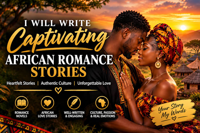 write captivating african romance stories