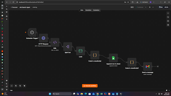 build n8n or makecom ai automation workflows