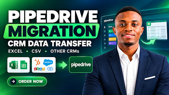 expertly migrate your CRM data to pipedrive