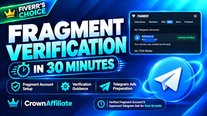 guide you through fragment account setup and verification requirements