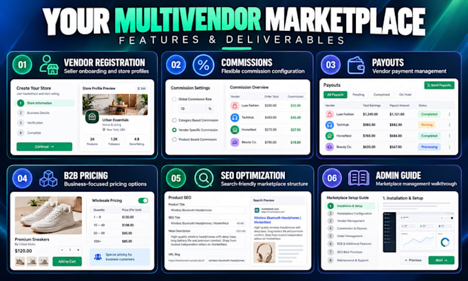 build a woocommerce multi vendor marketplace with dokan or wcfm