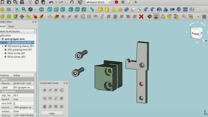 create parametric freecad models and mechanical assemblies for manufacturing