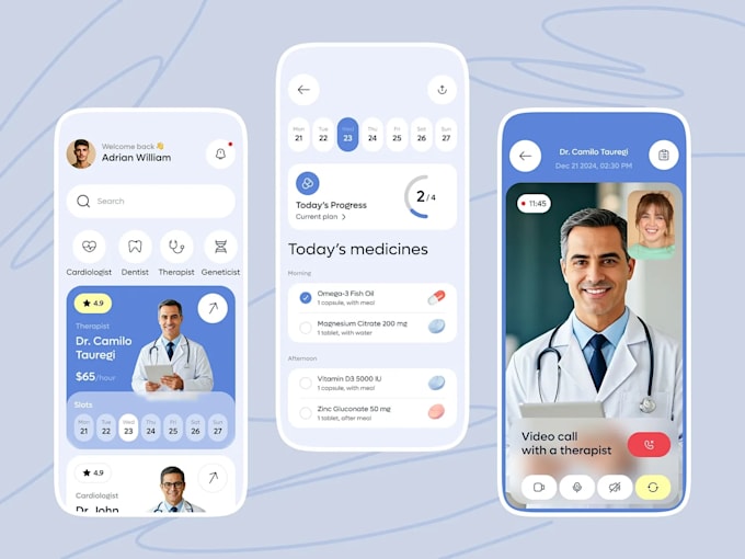 develop a healthcare appointment booking app for clinics