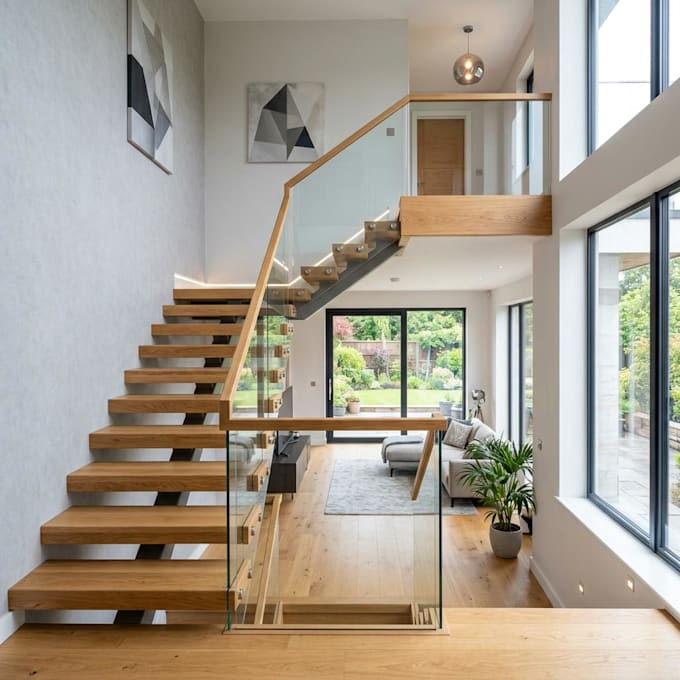 create staircase and railing designs with professional 2d cad drawings