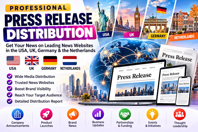 distribute press release news website ,dutch uk usa press release distribution