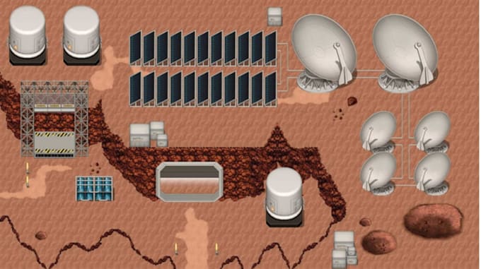 Rpg maker tileset isometrische pixelkunst im 16-bit-stil, godot ...