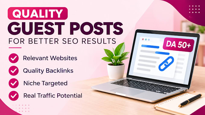 provide high da guest posting and permanent backlinks