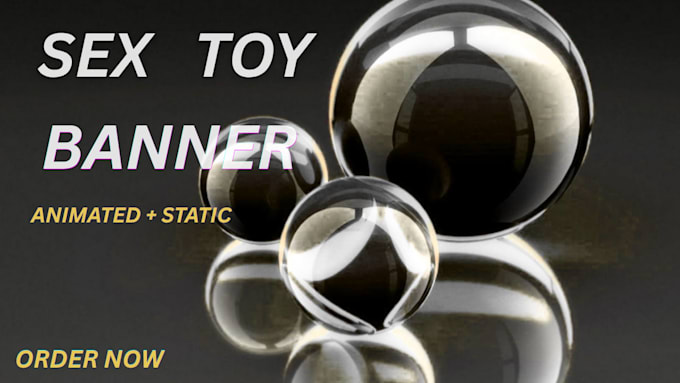 design adult toy banners