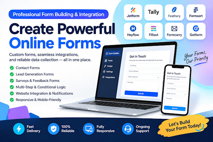 integrate jotfrom tally feathery fromsort heyflow filout formcarry and getfrom