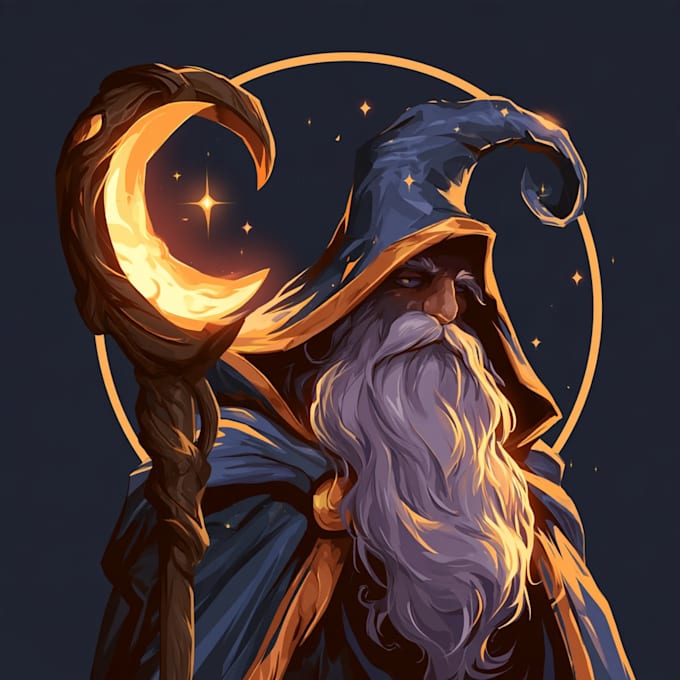 design beasts, monsters, fantasy logo or illustrations