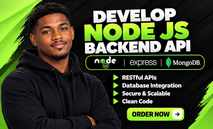 develop nodejs backend api with mongodb and express