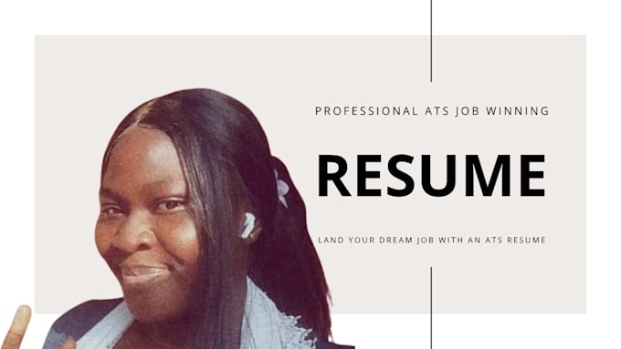 write a professional job winning resume