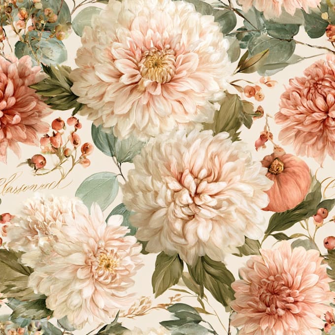 create a cute seamless vector pattern