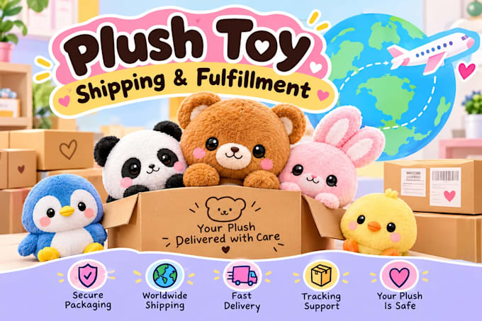 help plan  plush toy shipping and ecommerce fulfillment