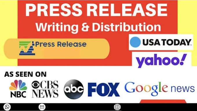 press release writing and press release distribution