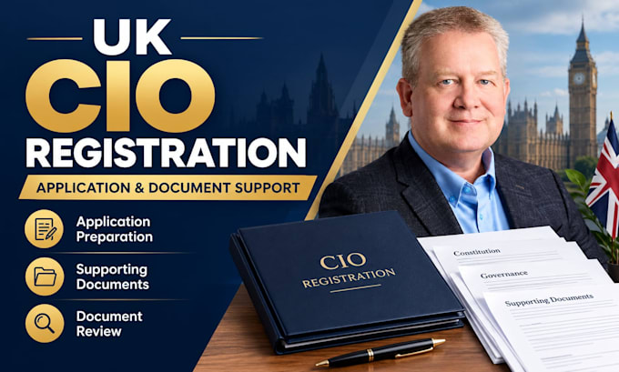 prepare your UK cio charity registration application and supporting documents