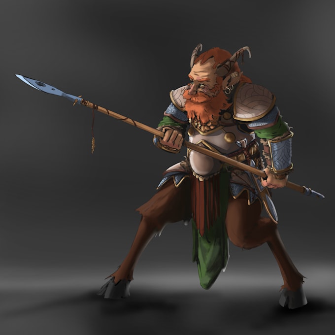 do fantasy medieval character desing
