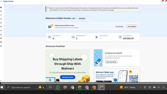 be your walmart two step dropshpping and wfs va