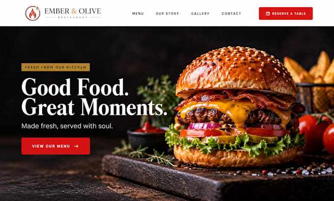 design squarespace restaurant website dining website reservation ordering online