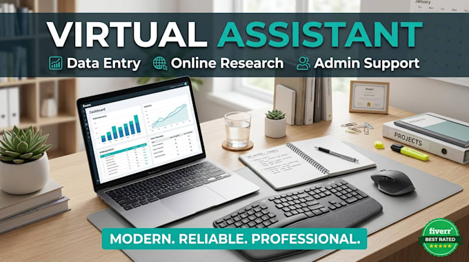 Be your virtual assistant for data entry, online research, and admin ...
