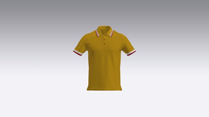 create realistic 3d knit polo shirts using clo 3d