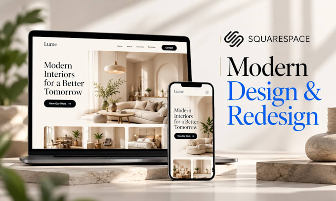 modern squarespace website, redesign squarespace website development squarespace