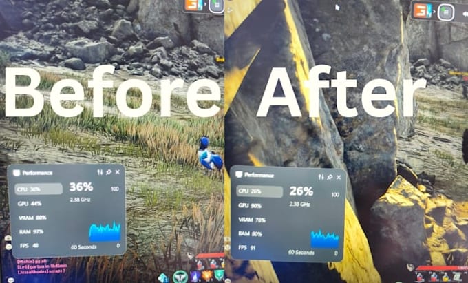 boost fps, fix game stuttering, and optimize gaming PC remotely