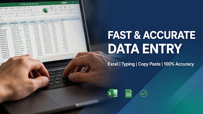do accurate data entry typing and virtual assistant work