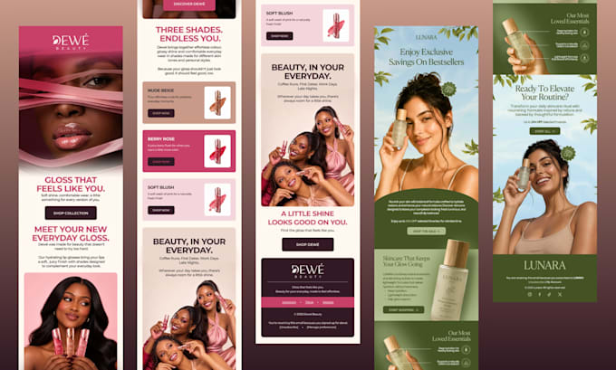 design awesome responsive editable email template