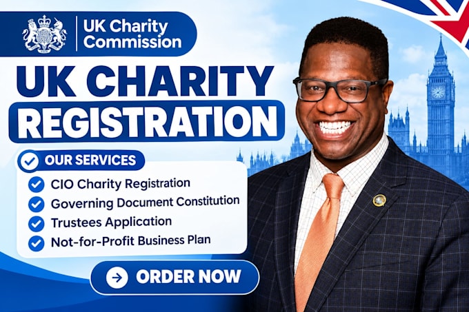 do cio registration UK nonprofit setup charity governing document
