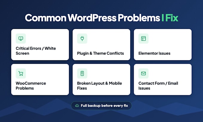 fix wordpress errors, bugs and remove malware fast