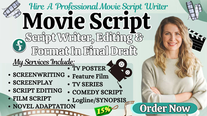 write or rewrite your movie script, screenplay, film script, screenplay rewrite