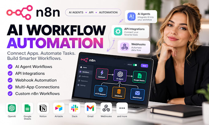 build n8n ai agent workflows and custom API integrations