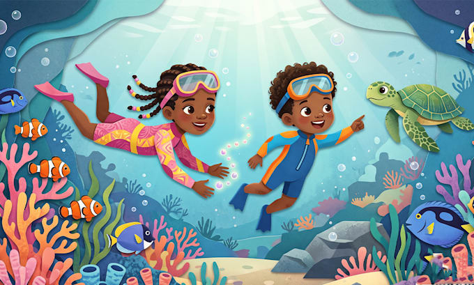 create childrens book art