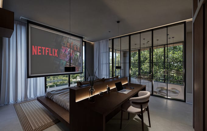 design a tropical bali villa, resort, or residential space