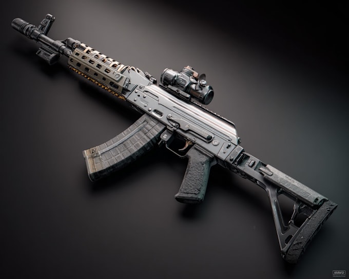 design unique weapons illustrations, assets and props