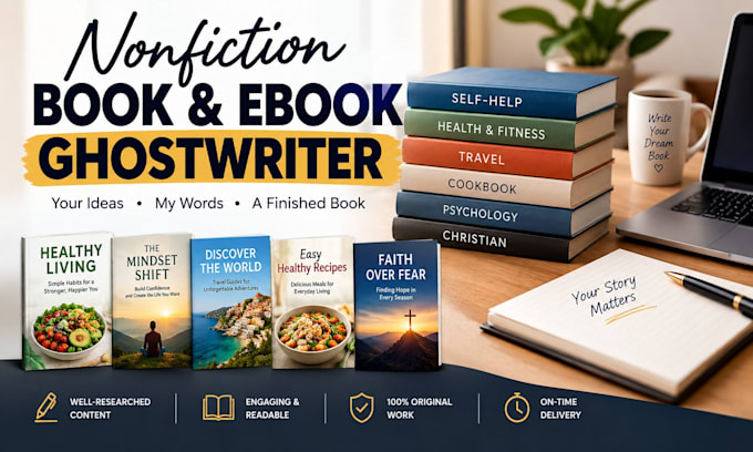 be your memoir ebook writer, self help book