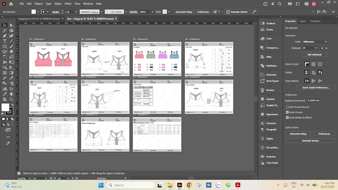 create comprehensive tech pack